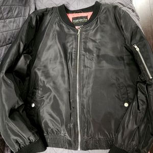 Plus size bomber jacket